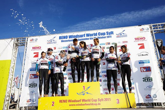 SUP Contest winners - PWA Reno World Cup Sylt Grand Slam 2011 © PWA World Tour http://www.pwaworldtour.com